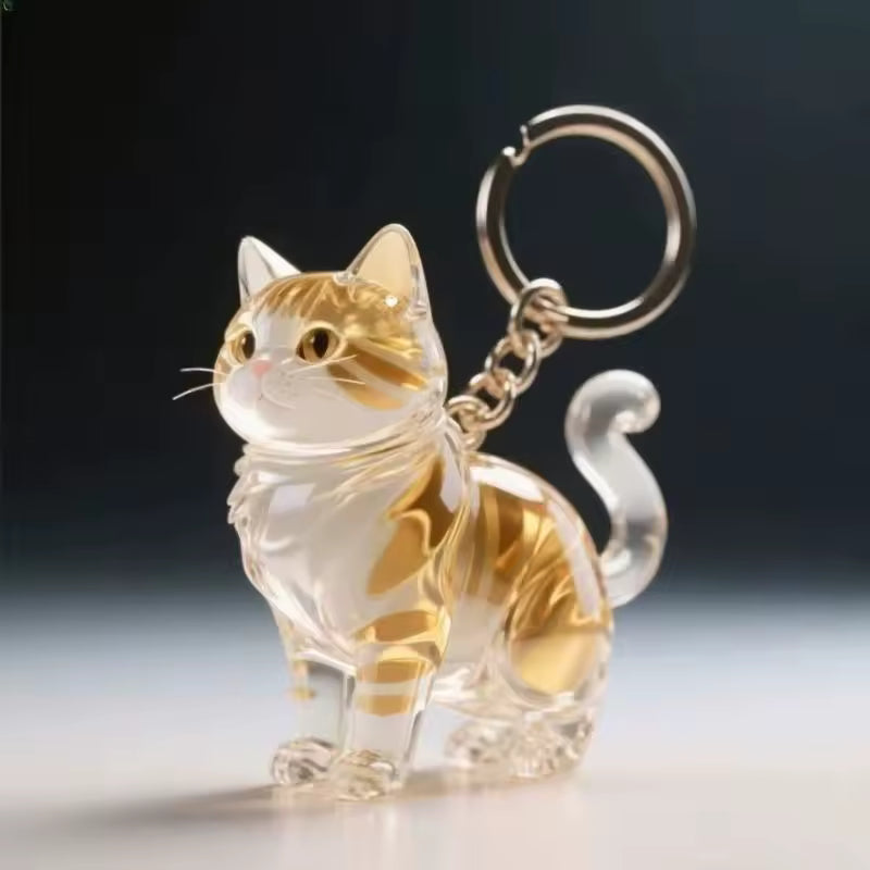 Porte-clés  souvenir personnalisé pour chat